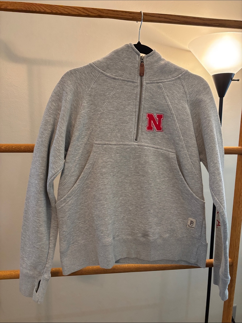 Nebraska Husker Quarter Zip Sweatshirt